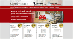 Desktop Screenshot of kovinske-stopnice.si