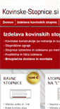 Mobile Screenshot of kovinske-stopnice.si